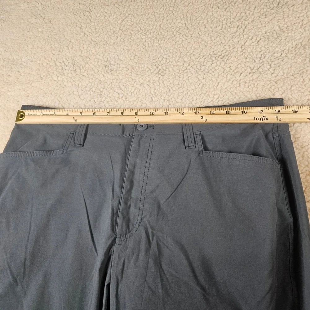 Eddie Bauer Tech Pants Men 36x30 Gray Stretch Hiking Outdoor Gorpcore C3053077